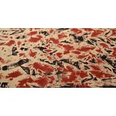 Clamp Dye . Natural Color Cotton Fabric ~ 20 { Per meter }